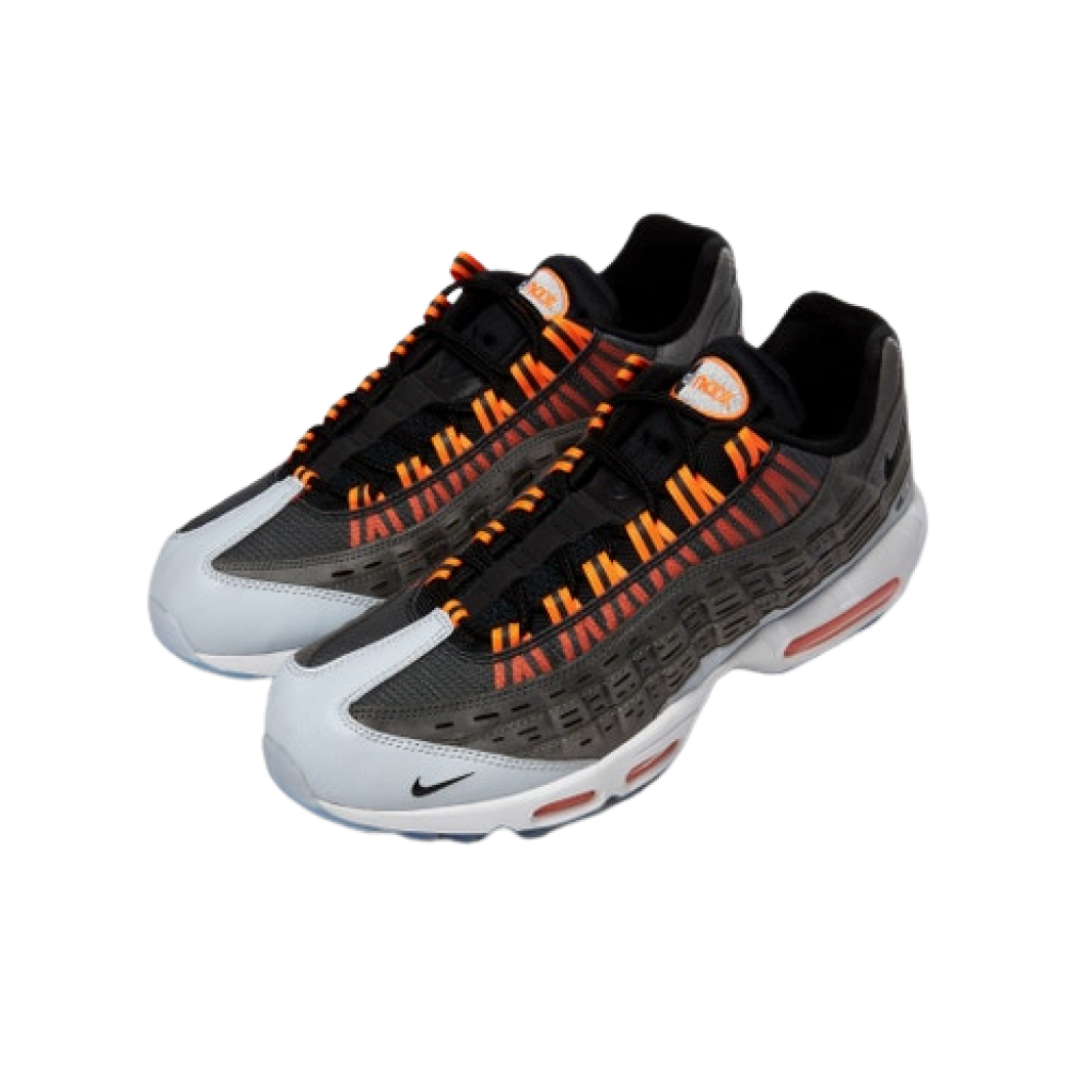 Nike women's air max 95 top se 'jdi' trainer black / orange